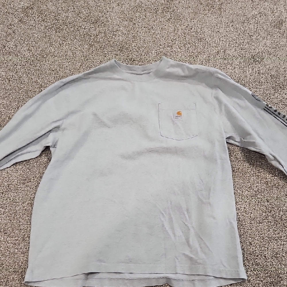 Carhartt Light Gray Long Sleeve Shirt